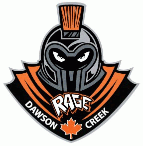 Dawson Creek Rage 2010 11-2011 12 Primary Logo iron on paper